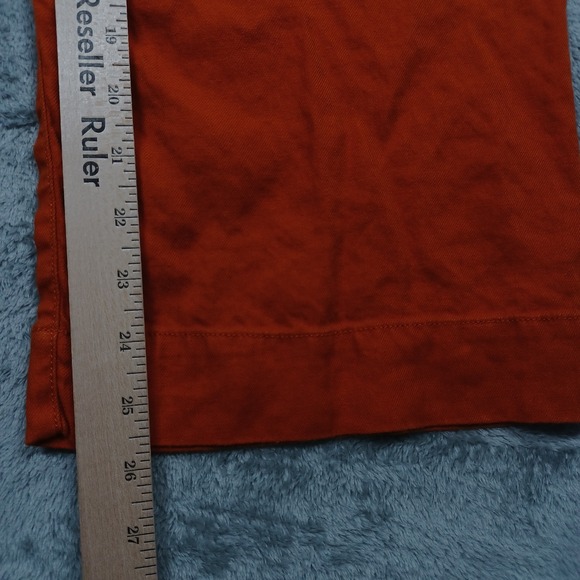 Maeve Pants Womens 0 Orange Colette Wide Leg Linen Blend Anthropologie - Picture 7 of 9